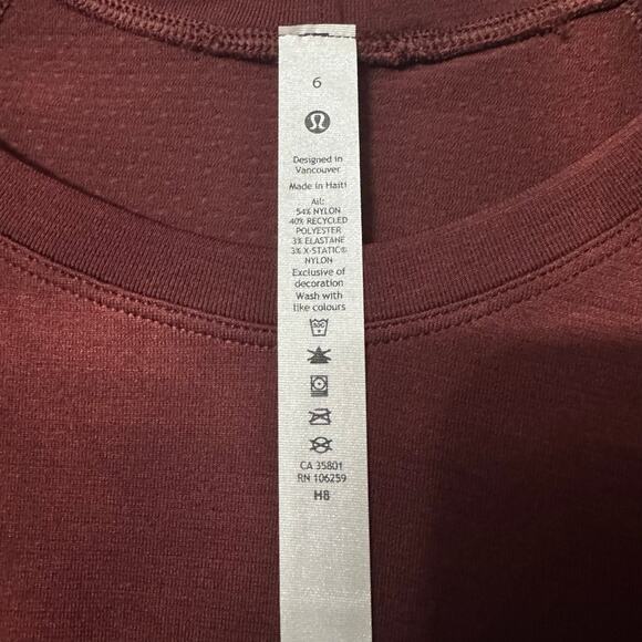 95. Lululemon Swiftly Tech Long Sleeve Size 6 - Picture 5 of 9
